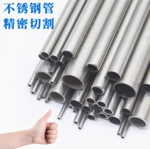 304 Stainless Steel Capillary Tube Pipe (OD 1mm -OD 10 mm) Length 500mm 2PCS - Picture 1 of 9