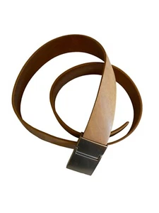 Cinturón mediano de cuero Aldo Carmel para mujer hebilla de metal cepillado - Imagen 1 de 6