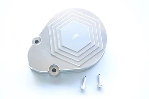 Alloy Spur Gear Cover Fit HPI Baja Buggy 5B SS 5T 5SC King Motor Rovan Silver - Picture 1 of 4
