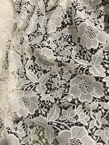 Polyester Lace Off White 125cm Wide - Picture 1 of 1