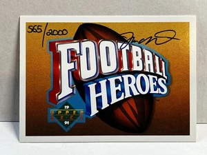 1991 Authentic Upper Deck Joe Montana Signed AUTOGRAPH Auto #565/2000 Insert NFL - Picture 1 of 2