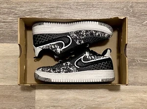 Nike Air Force 1 Crater FK NN 'Black Grey White' DM0590-001 Men's 7, Women's 8.5 - Picture 1 of 12