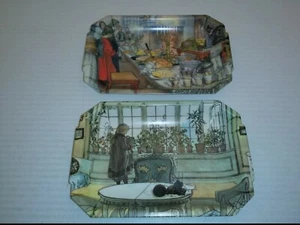 R2S SpA MELAMINE SERVING TRAYS, APPROX 6" x 4", MADE IN ITALY, GIRL/BUFFET TABLE - Picture 1 of 5