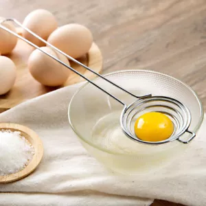 Stainless Steel Egg Separator Dishwasher Safe - Yolk Remover / Extractor - Picture 1 of 7