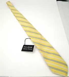 Jos A Bank Signature Collection Men's Striped Yellow Tie NWT Italy MSRP 79.00 - Picture 1 of 5