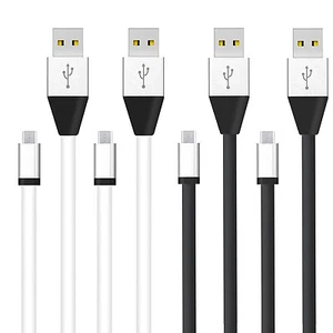 Cable de carga de datos premium micro-USB Samsung Galaxy S6 de 2 piezas con cabezal de aluminio - Imagen 1 de 5