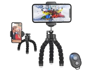 Stick Tripod Foldable Universal Selfie Stick Phone Mount Adjustable Holder Mini - Picture 1 of 7