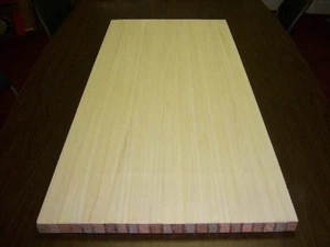 Paulownia Holz Surfbrett, Alia, Handhobel Rohlinge - 1 1/4" x 17 3/4" x 24" - Bild 1 von 2