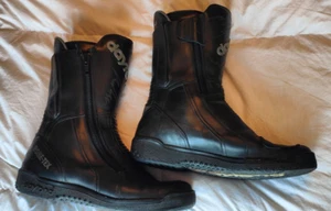 Daytona Road Star Gore-Tex Waterproof Motorcycle Boots 44 Very Heavily Used - Picture 1 of 13