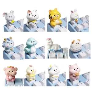 3D Animal Chinese Zodiac Keycap for Mechanical Keyboards 3D Resin Keycap Replace - Picture 1 of 20