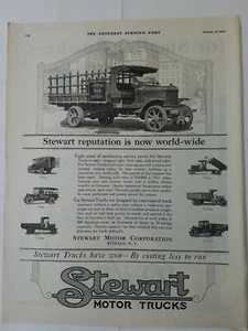 1920 Stewart motor trucks reputation is now worldwide Phoenix hosiery vintage ad - Picture 1 of 2