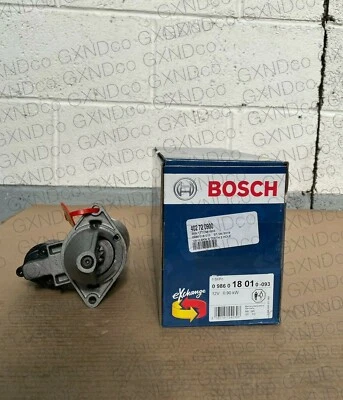 BOSCH STARTER MOTOR FITS OPEL VAUXHALL CORSA B MK1 AGULA A  CORSA C MK2  1.0 1.2 - Image 1 of 4