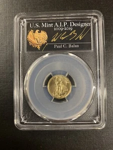 2021 PCGS MS70 /POP 20/Gold Eagle T-1 FDOI Paul C. Balan - Picture 1 of 2