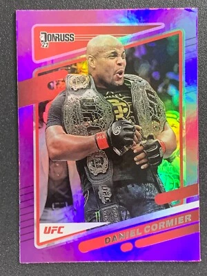 UFC Daniel Cormier 178 Purple Parallel  Donruss Panini 2022  - Image 1 of 3