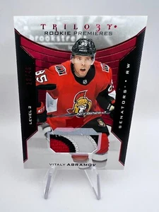 Vitaly Abramov - 2019-20 Trilogy Rookie Premieres #96 Red Foil Patch /49 RC SP - Picture 1 of 3