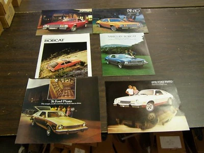 NOS OEM Ford Pinto + Mercury Bobcat Sales Brochure Lot 1975 1976 1978 1979 1980 - Image 1 of 4