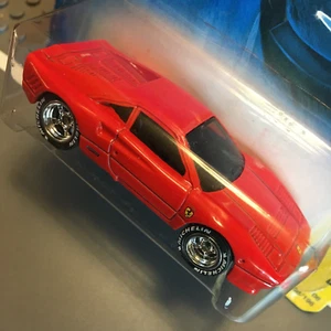 Hot Wheels 38/40 New Models Ferrari GTO Red CUSTOM Super Real Riders Wheel Swap - Picture 1 of 11