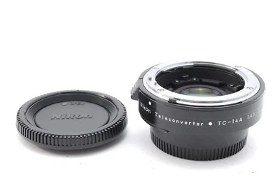 MINT Nikon TC-14A 1.4x Ai-S Teleconverter, Front Cap, Rear Cap from Japan - Image 1 of 4