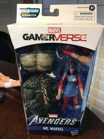 Marvel Legends Ms. Marvel - KAMALA KHAN FIGURE 6" ABOMINATION NEW Read Cover