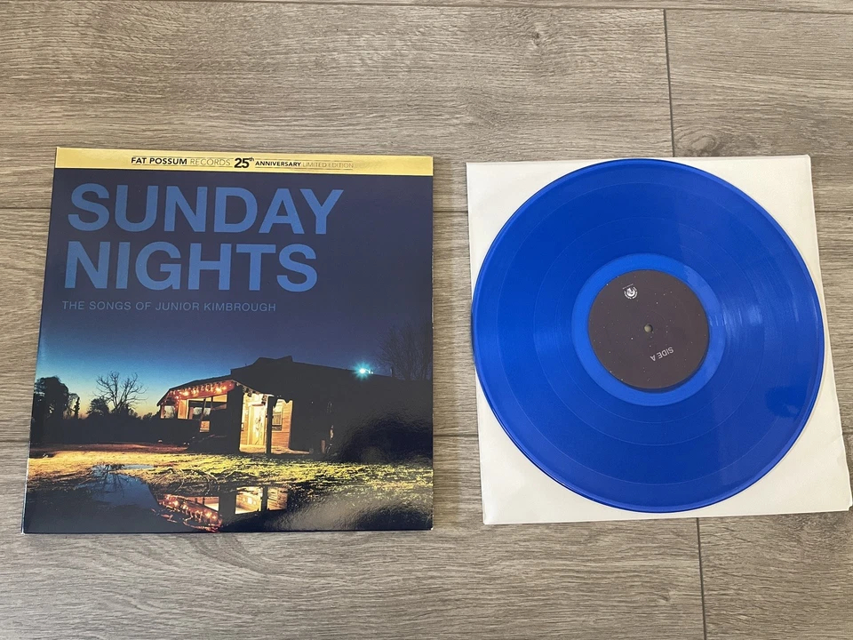 SUNDAY NIGHTS Junior Kimbrough 2 Lp 2016 RSD Release Ltd Ed Blue Vinyl Various  - Image 1 of 4