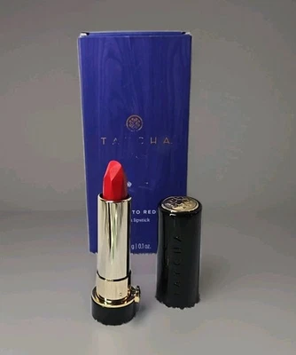 Lápiz labial de seda Tatcha "Kyoto Red", nuevo con caja, raro, ¡leer!! Foto 1 de 4