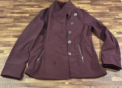 Chaqueta resistente al agua prAna Martina berenjena para mujer XL estado como está Foto 1 de 4