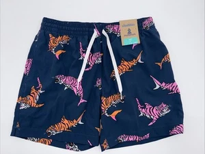 $80 Chubbies Men’s The King Seas 5.5” Swim Trunk Liner Shorts- Navy - Small - Picture 1 of 10