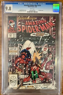 Amazing Spider-Man 314 CGC Graded 9.8 NM/MT Marvel Comics 1989 - Image 1 of 2
