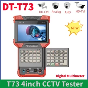 T73 4" CCTV Tester 4K IP Camera Support Ananlog Camera TVI AHD CVI 3.0 Camera - Picture 1 of 12