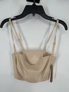 Skims Naked Bandeau Bra Sand Beige Tan Lightweight Wireless Adjustable Medium - Picture 1 of 6