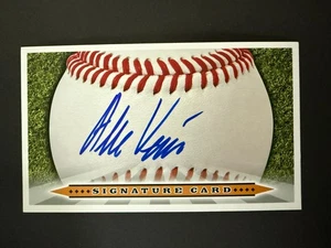 Alex Vesia, Dodgers (2020 Debut) SIGNIERTE 3x5 Karteikarte (HS) - Bild 1 von 1