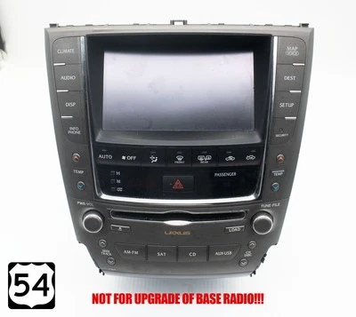 2010-2012 LEXUS IS250 IS350 Navigation Unit And Display Screen OEM 86805-53242 - Image 1 of 4