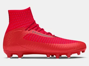 NIB Under Armour Men's UA Highlight 2 MC Knit Football Cleats 3027304-600 RED - Picture 1 of 5