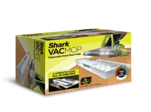 Shark VACMOP Monouso Pavimento Rigido Aspirapolvere Pad Ricarica 16 Pezzi, VMP16 - Foto 1 di 4