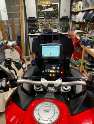 Suporte de navegação para telefone carregador USB para Ducati Multistrada 1200/Enduro 2015-UP - Imagem 1 de 4