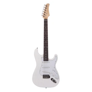 Rosewood Fingerboard Electric Guitar White - Picture 1 of 8