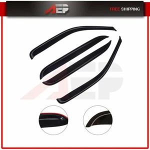 VISERA DE VENTANA ESTILO 3D ONDULADA PANTALLA DE VENTILACIÓN PARA SILVERADO/SIERRA 2000-2007 DOBLE CABINA - Imagen 1 de 10