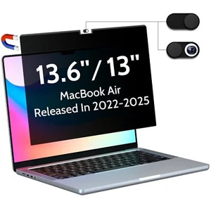 Macbook Air 13,6 Zoll Sichtschutz Blendfrei Blaulichtfilter 2022-2025 - Bild 1 von 7