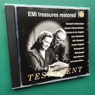 TESTAMENT EMI Treasures Restored Classical CD Elisabeth Schwarzkopf Munro PROMO - Image 1 of 4