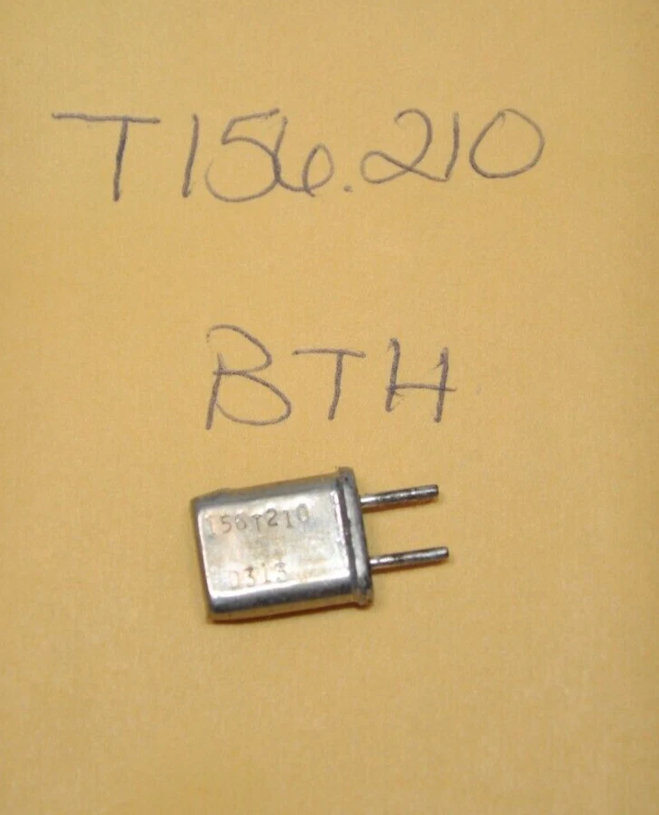 Transmisión de cristal de radiofrecuencia serie Regency BTH T 156,210 MHz Foto 1 de 1