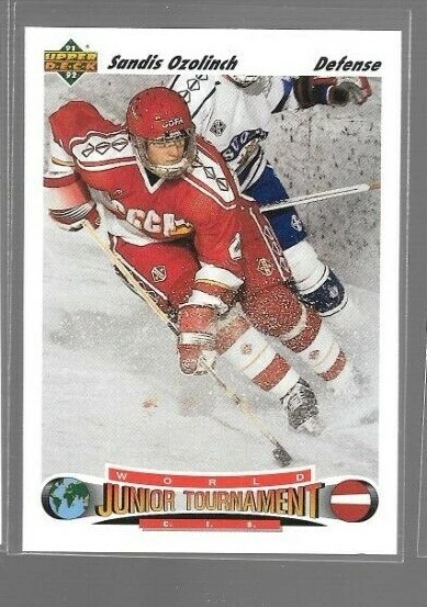 1991-92 Upper Deck Sandis Ozplinch Rookie #661 Russia - Image 1 of 1