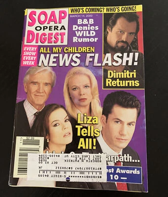 Soap Opera Digest March 14 , 2000 B&B Denies WILD Rumor - Image 1 of 2