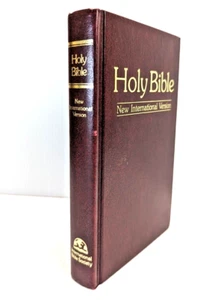 Holy Bible New International Version 1984 Hard Cover International Bible Society - Imagen 1 de 11