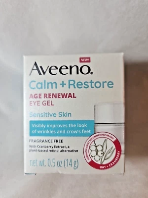 Aveeno Calm + Restore Age Renewal Eye Gel, Sensitive Skin (0.5oz/14g) - Image 1 of 4