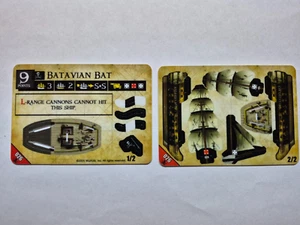 Wizkids Pirates CSG Batavian Bat #025 COMMON Unpunched Ship - Picture 1 of 2