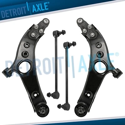 Front Lower Control Arms Sway Bar Links for 2013 2014 Hyundai Santa Fe Sport XL - Image 1 of 4
