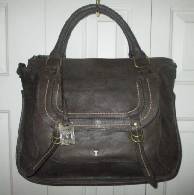 Bolso grande de cuero Frye ANNA - marrón Foto 1 de 4