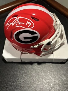 Hines Ward Signed Georgia Bulldogs Speed Mini Helmet - Certified Signature - Picture 1 of 7