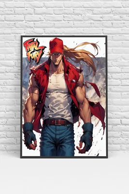 Terry Bogard Fatal Fury King Of Fighters SNK Poster Print - No Frame