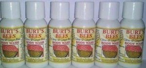 10 BURT'S BEES CITRUS & GINGER ROOT BODY WASH, 1 oz TRAVEL SIZE - Picture 1 of 2
